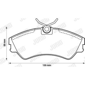 Acquista Kit pastiglie freni da JURID 571442J a buon mercato per soli 51,95 €