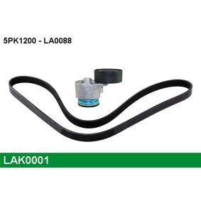 Achetez des Jeu de courroies trapézoïdales à nervures LUCAS LAK0001 à prix pour 42,09 €