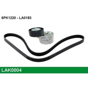 Achetez des Jeu de courroies trapézoïdales à nervures LUCAS LAK0004 à prix pour 49,74 €