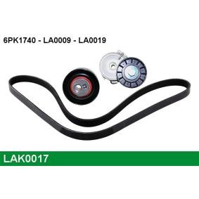 Achetez des Jeu de courroies trapézoïdales à nervures LUCAS LAK0017 à prix pour 87,41 €