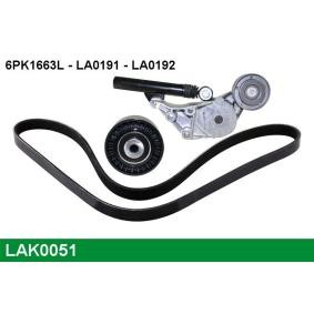 Comprar Juego de correas trapeciales poli V de LUCAS LAK0051 a bajo precio de 110,06 €