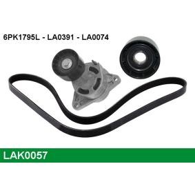 Achetez des Jeu de courroies trapézoïdales à nervures LUCAS LAK0057 à prix pour 80,13 €