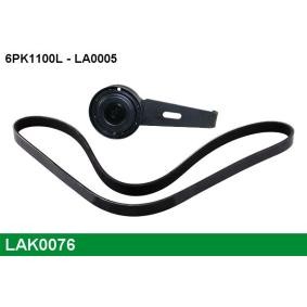 Achetez des Jeu de courroies trapézoïdales à nervures LUCAS LAK0076 à prix pour 68,49 €