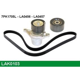 Achetez des Jeu de courroies trapézoïdales à nervures LUCAS LAK0103 à prix pour 71,14 €