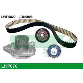 Achetez des Kit de distribution + pompe à eau LUCAS LKP076 à prix pour 117,08 €