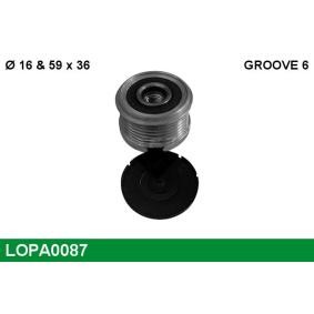 Achetez des Poulie roue libre, alternateur LUCAS LOPA0087 à prix pour 29,11 €