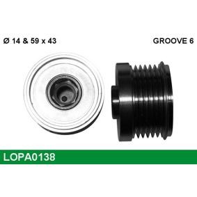 Achetez des Poulie roue libre, alternateur LUCAS LOPA0138 à prix pour 57,39 €