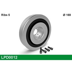 Achetez des Poulie damper (vilebrequin) LUCAS LPD0012 à prix pour 74,23 €