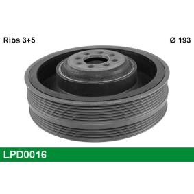 Achetez des Poulie damper (vilebrequin) LUCAS LPD0016 à prix pour 141,82 €