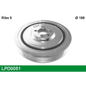 Achetez des Poulie damper (vilebrequin) LUCAS LPD0051 à prix pour 103,00 €