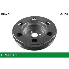 Achetez des Poulie damper (vilebrequin) LUCAS LPD0079 à prix pour 96,59 €