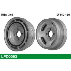 Achetez des Poulie damper (vilebrequin) LUCAS LPD0093 à prix pour 111,54 €