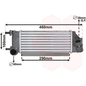 Köp Intercooler av VAN WEZEL 17014710 till det låga priset 1407,26 kr