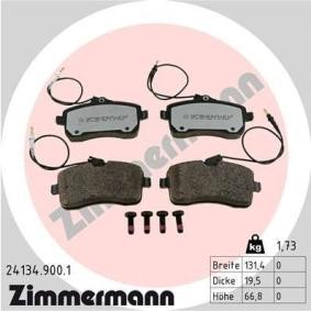 Acquista Kit pastiglie freni da ZIMMERMANN 24134.900.1 a buon mercato per soli 92,50 €