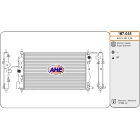 Acquista Radiatore motore da AHE 107.045 a buon mercato per soli 211,66 €
