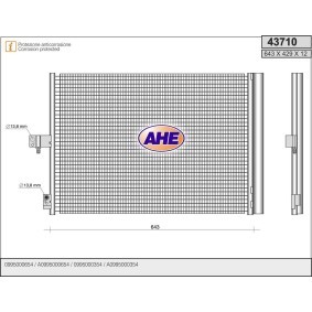 Achetez des Condenseur, climatisation AHE 43710 à prix pour 197,08 €