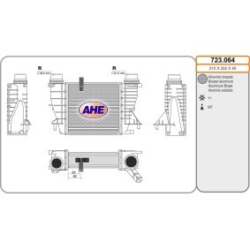 Köp Intercooler av AHE 723.064 till det låga priset 2058,36 kr