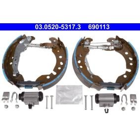 Acquista Kit freno, freno a tamburo da ATE online per Twingo II Van / Hatchback (CNO_) a prezzi moderati