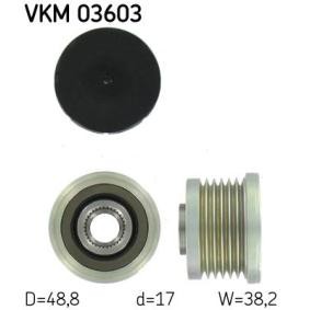 Achetez des Poulie roue libre, alternateur SKF VKM 03603 à prix pour 57,70 €