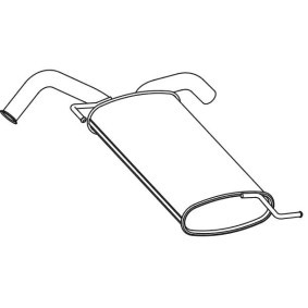 Endschalldämpfer KS-175 für KIA
