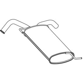 Endschalldämpfer KS-177 für KIA