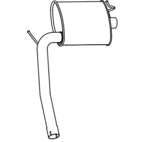Endschalldämpfer VOS-166