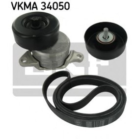 Comprar Juego de correas trapeciales poli V de SKF VKMA 34050 a bajo precio de 177,12 €