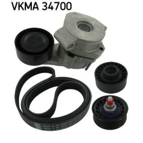 Comprar Juego de correas trapeciales poli V de SKF VKMA 34700 a bajo precio de 113,38 €