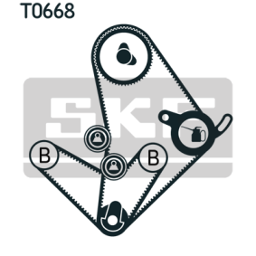 Achetez des Kit de distribution SKF VKMS 95010 à prix pour 156,94 €