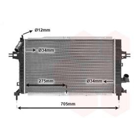 Kjøp Radiator, motorkjøling av VAN WEZEL 37012364 til den lave prisen 1764,25 NOK