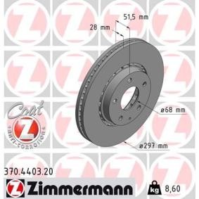 Bremsscheibe 370.4403.20 von ZIMMERMANN günstig für 77,39 € online kaufen