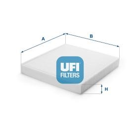 Achetez des Filtre d'habitacle UFI 53.298.00 à prix pour 12,82 €