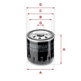 Achetez des Filtre à huile SOFIMA S 3628 R à prix pour 47,15 €