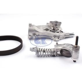 Wasserpumpe + Keilrippenriemensatz für OPEL von GK