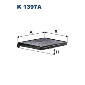 Köp Kupéfilter av FILTRON K 1397A till det låga priset 247,53 kr