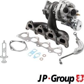 Kjøp Turbolader av JP GROUP 1117800410 til den lave prisen 10723,34 NOK