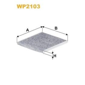 Kjøp Kupefilter av WIX FILTERS WP2103 til den lave prisen 179,03 NOK