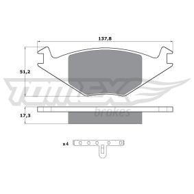 Acquista Kit pastiglie freni da TOMEX brakes TX 10-15 a buon mercato per soli 22,25 €