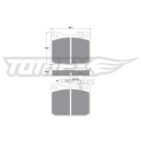 Bremsbeläge von TOMEX brakes
