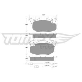 Acquista Kit pastiglie freni da TOMEX brakes TX 10-341 a buon mercato per soli 23,45 €