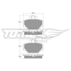 Comprar Juego de pastillas de freno de TOMEX brakes TX 10-392 a bajo precio de 21,79 €
