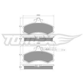 Compre Pastilhas de travão da TOMEX brakes TX 10-46 a um preço baixo por 26,14 €