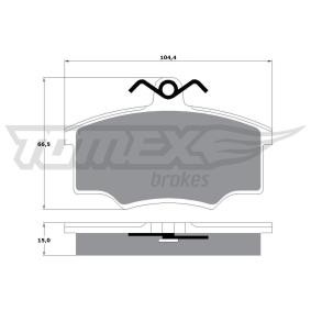 Comprar Juego de pastillas de freno de TOMEX brakes TX 10-58 a bajo precio de 13,18 €