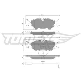 Acquista Kit pastiglie freni da TOMEX brakes TX 10-681 a buon mercato per soli 19,55 €