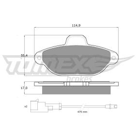 Compre Pastilhas de travão da TOMEX brakes TX 10-721 a um preço baixo por 22,38 €