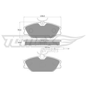 Acquista Kit pastiglie freni da TOMEX brakes TX 10-76 a buon mercato per soli 31,08 €