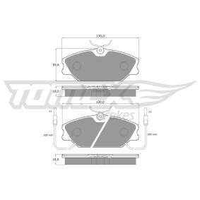 Acquista Kit pastiglie freni da TOMEX brakes TX 10-77 a buon mercato per soli 20,39 €