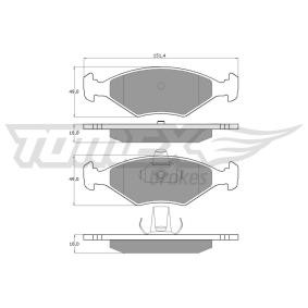 Compre Pastilhas de travão da TOMEX brakes TX 10-793 a um preço baixo por 20,17 €