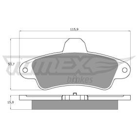 Acquista Kit pastiglie freni da TOMEX brakes TX 11-20 a buon mercato per soli 27,36 €