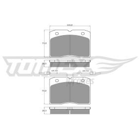 Bremsbeläge von TOMEX brakes